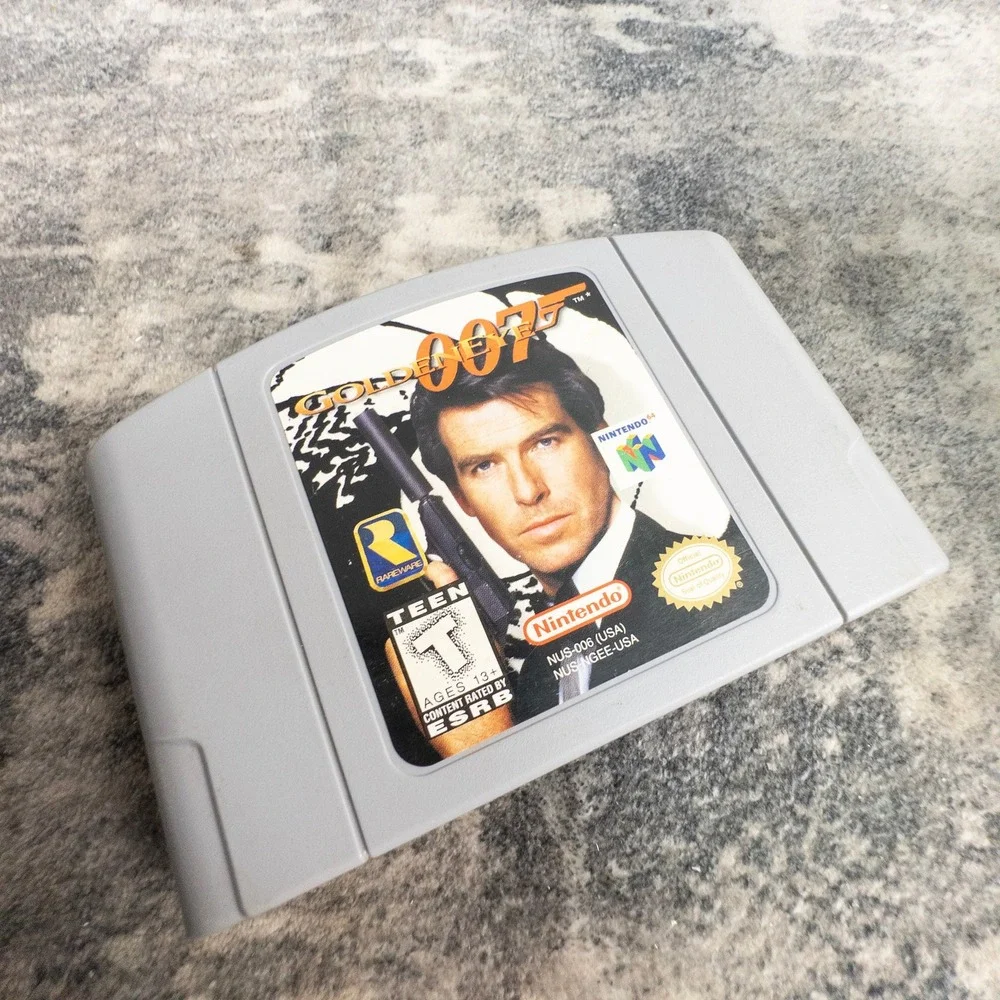 GoldenEye 007 Nintendo 64 N64 Game Pak Rareware FPS James Bond Authentic 1997